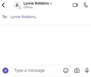 A screenshot of a chatDescription automatically generated